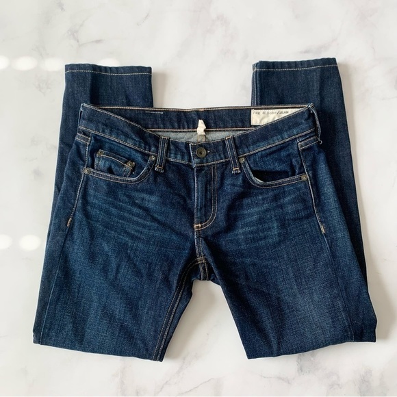 Rag & Bone The Dre Jeans in color Classic. Slim fit low rise - Picture 2 of 13
